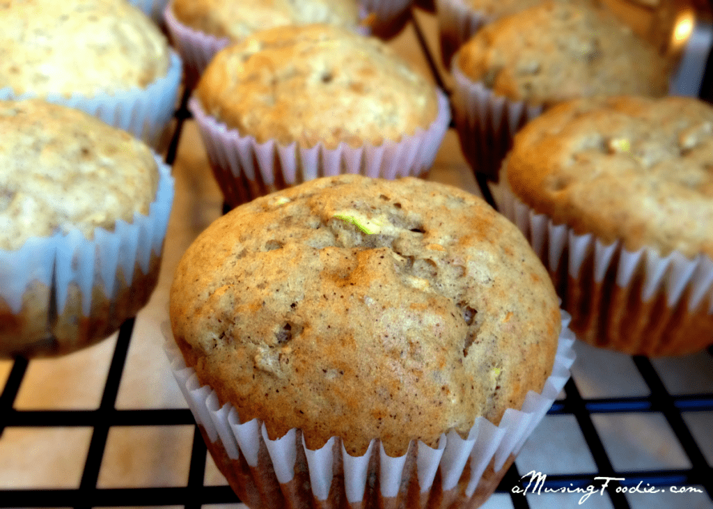 Zucchini Banana Muffins
