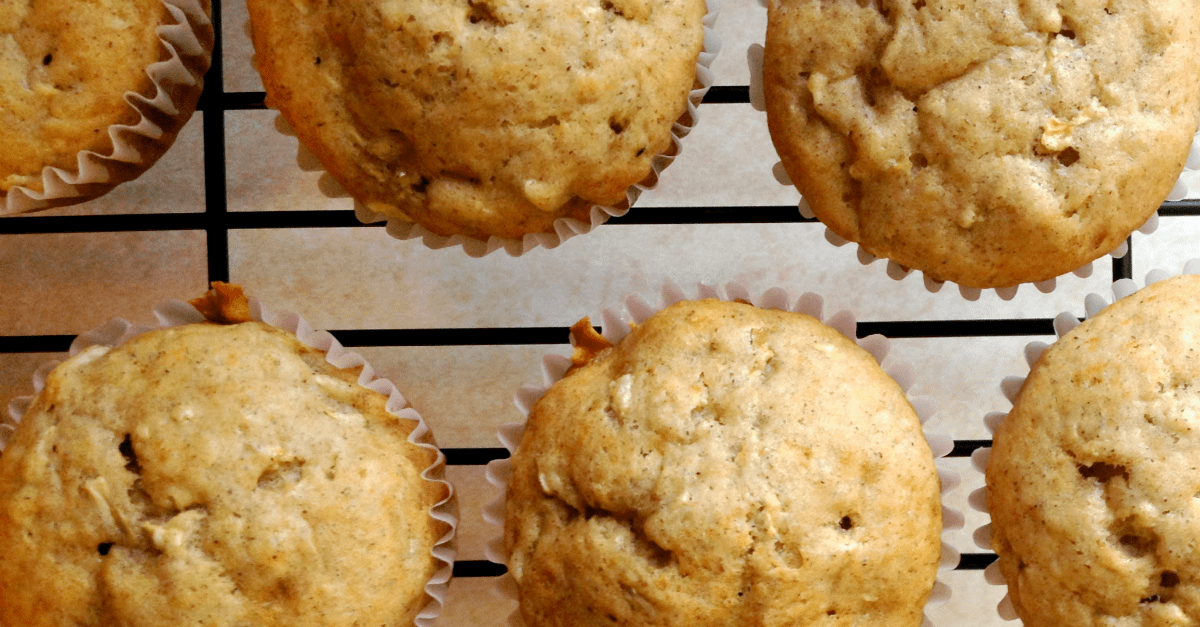Zucchini Banana Muffins