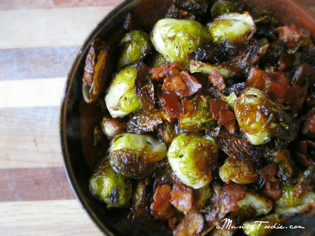 Roasted Brussels Sprouts with Bacon