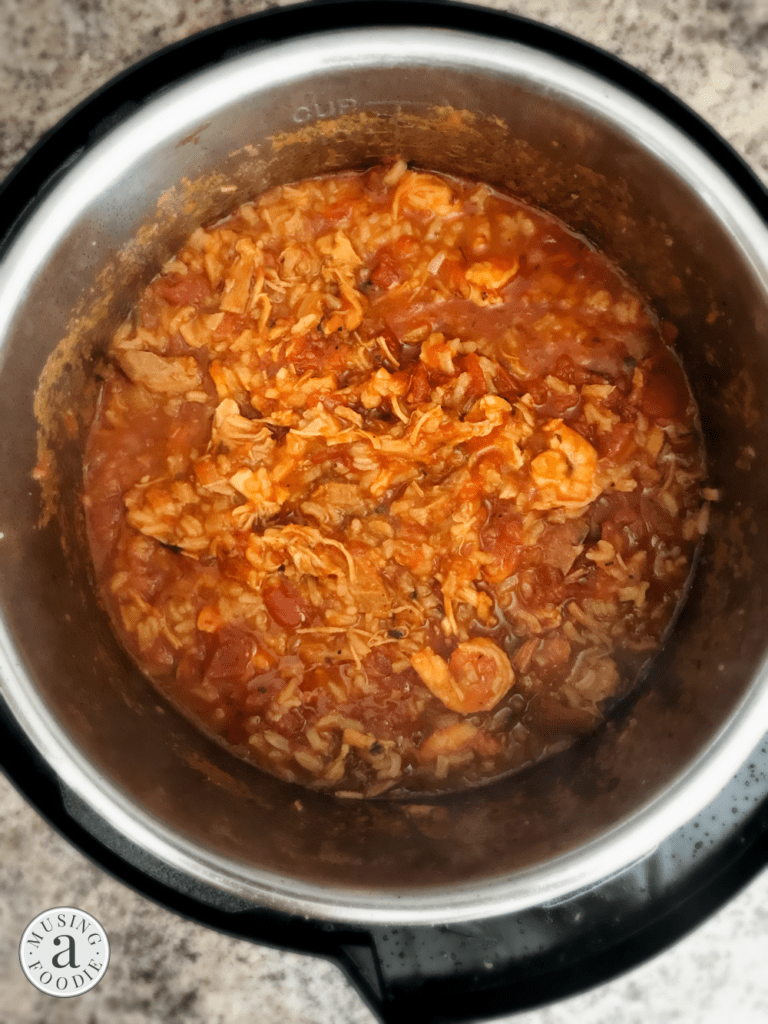 Savor the flavors of chicken and rice jambalaya made effortlessly in an Instant Pot.