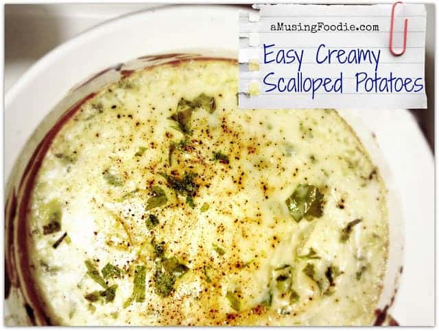 Creamy scalloped potatoes with herbs, perfect for comfort food lovers and easy to make.
