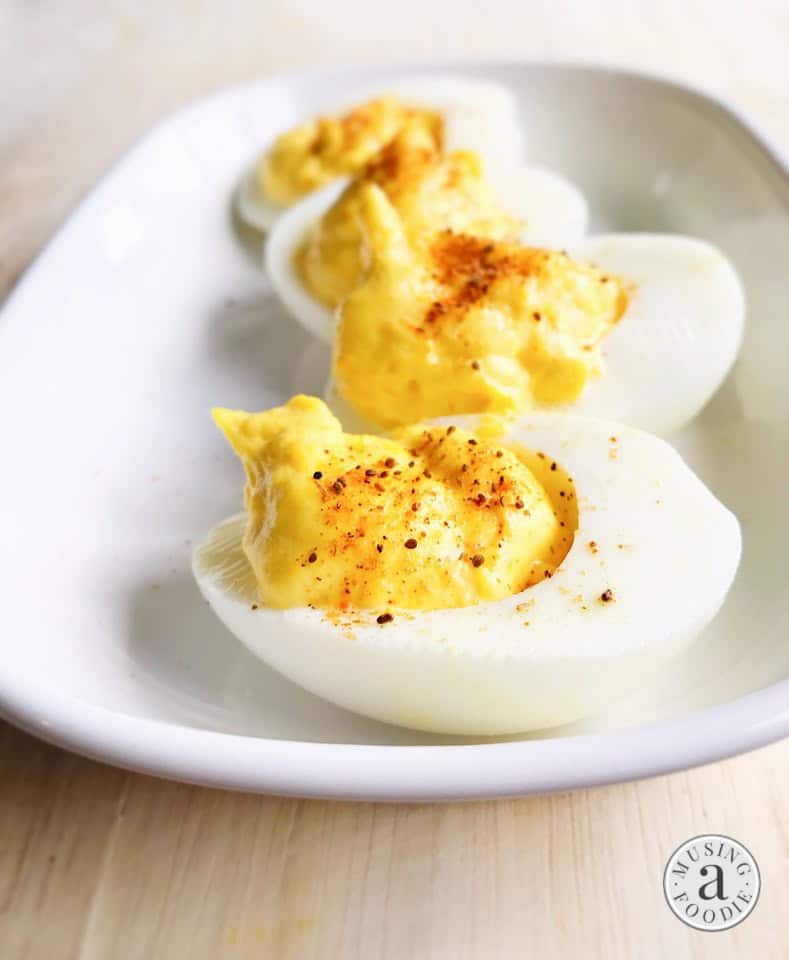 A sprinkle of Old Bay® turns this otherwise traditional and simple deviled eggs recipe into yummy spiced-up Maryland deviled eggs.