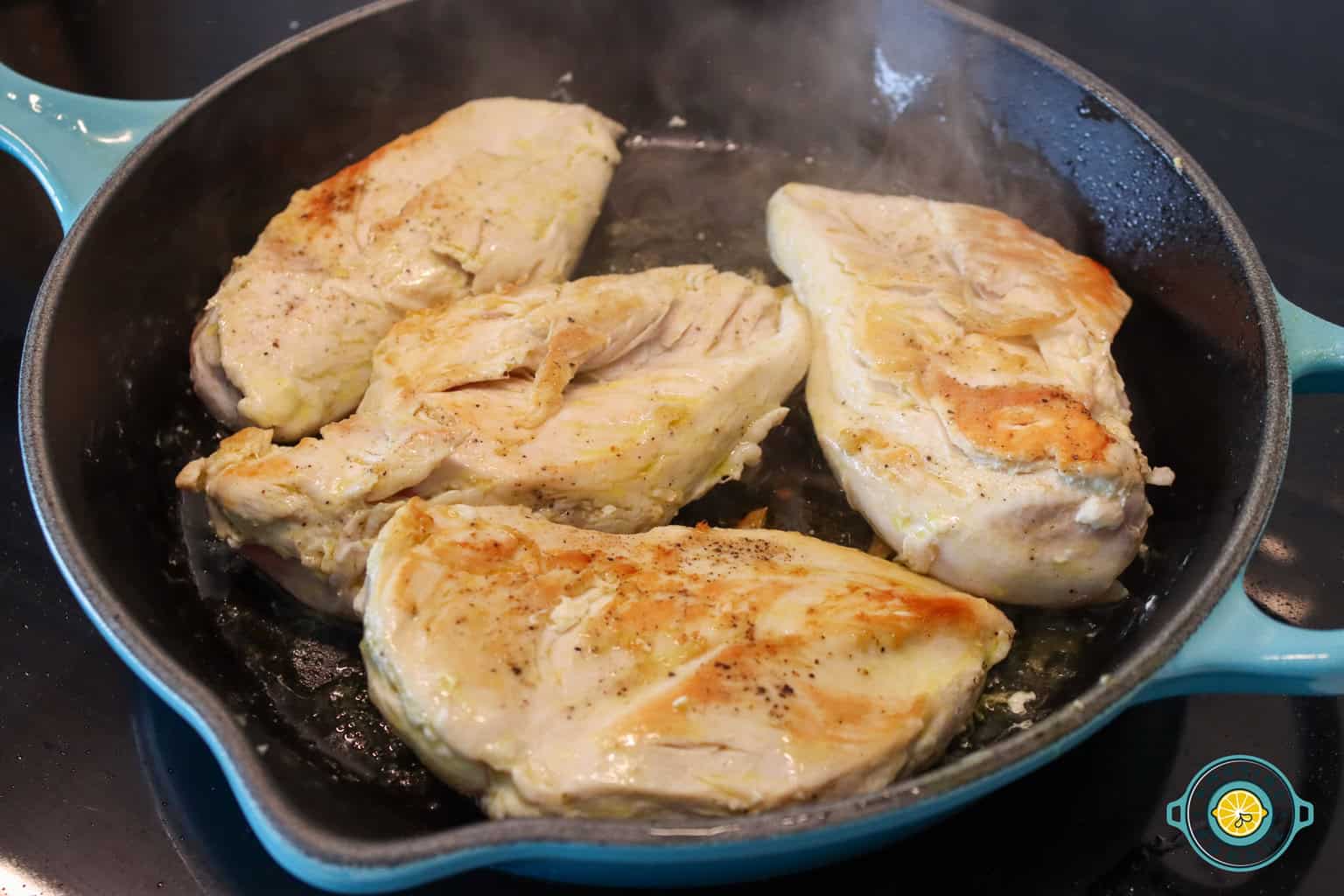 Seared chickens