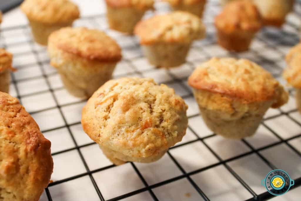 Abc muffin on cooling rack