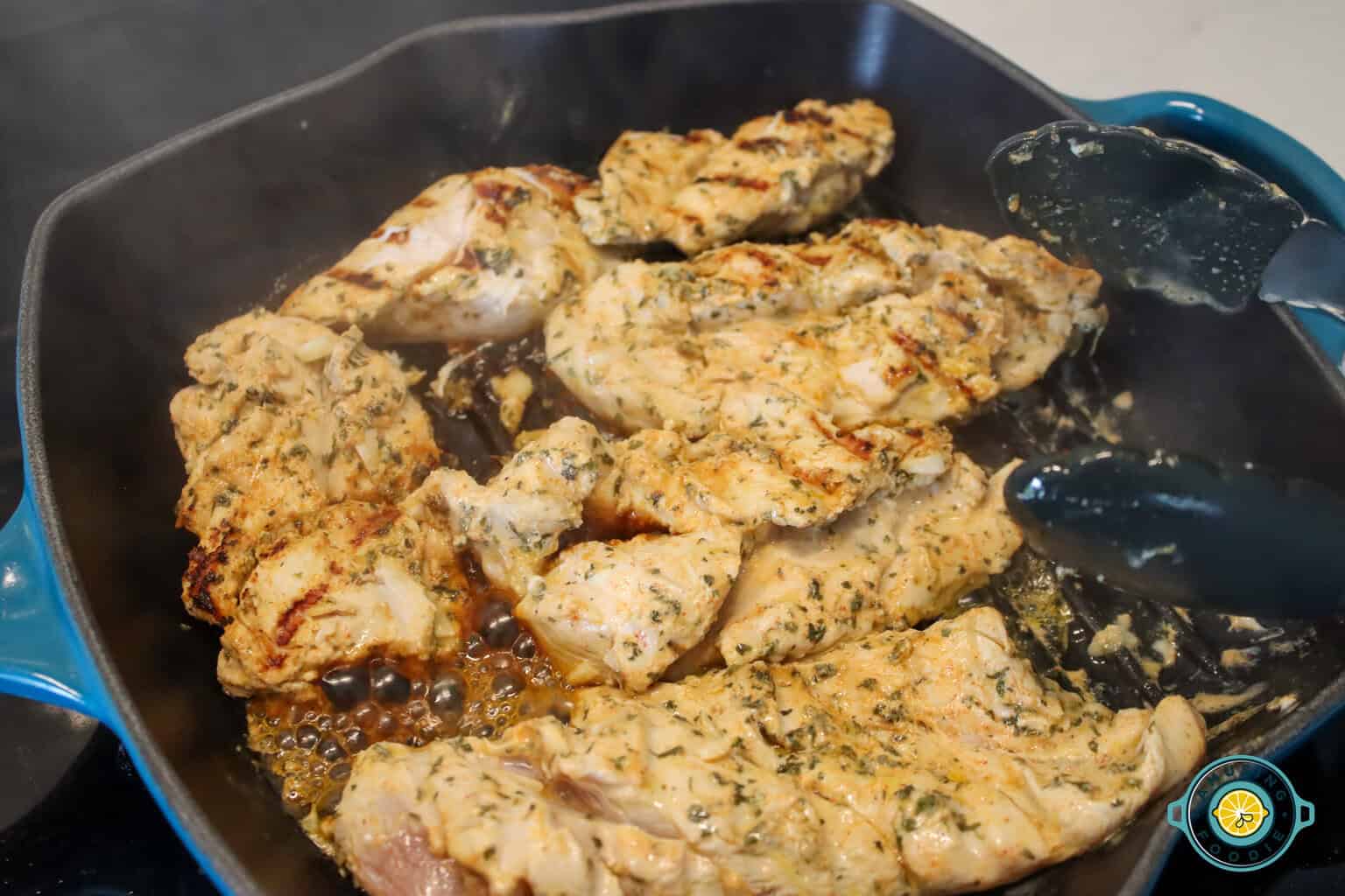 Frying chicken