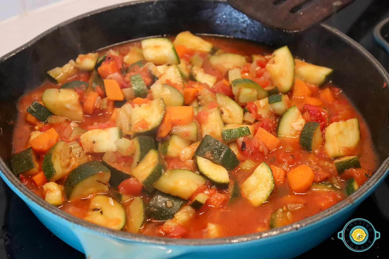 Zucchini tomato stew