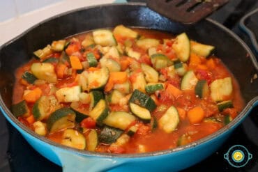 Zuchinni tomato stew