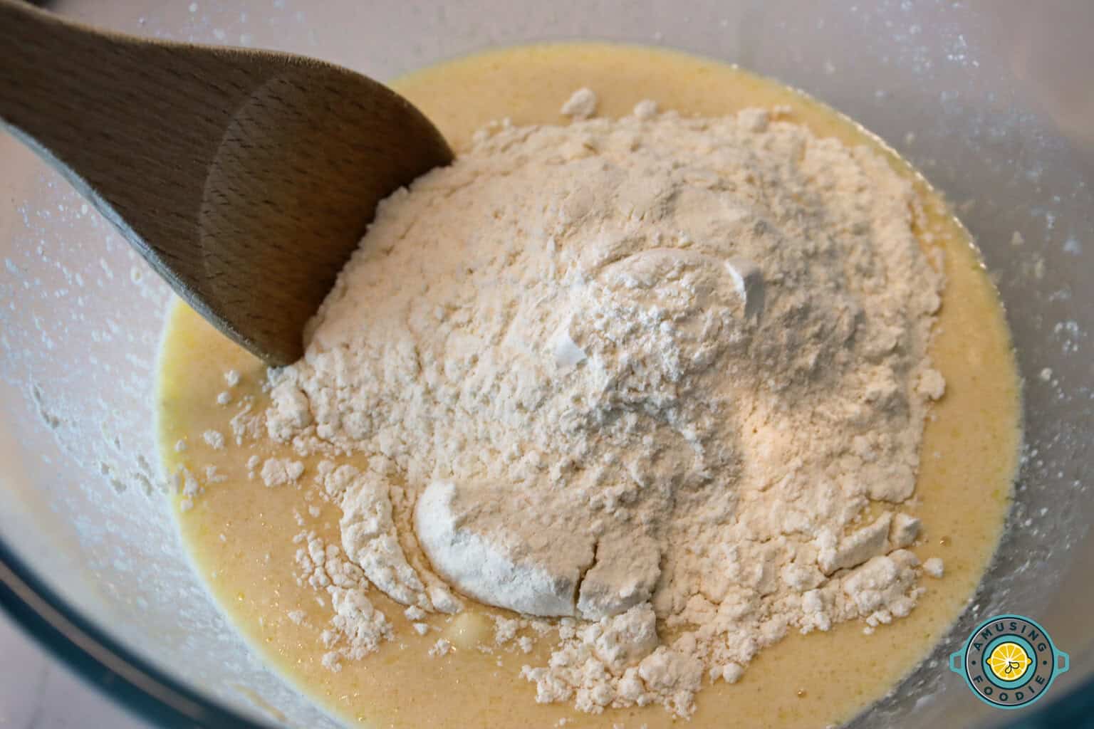 Flour and milk mixture