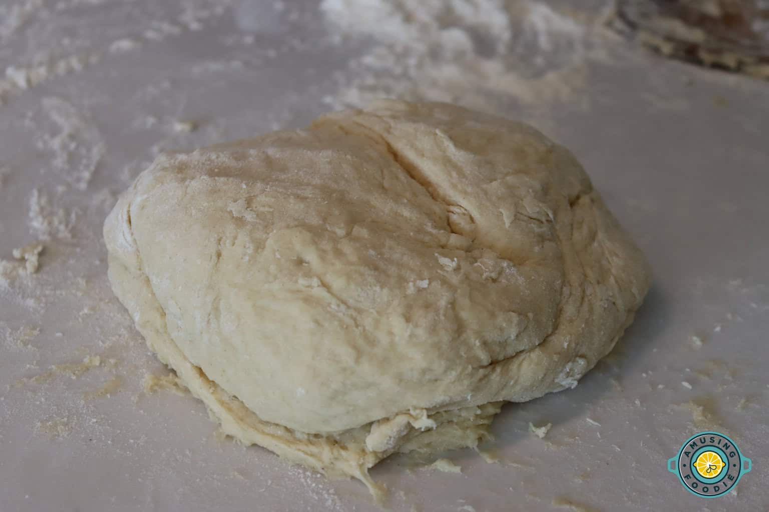 Dough with flour