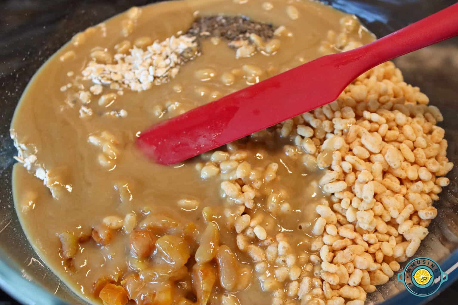 mixed dry and wet ingredients