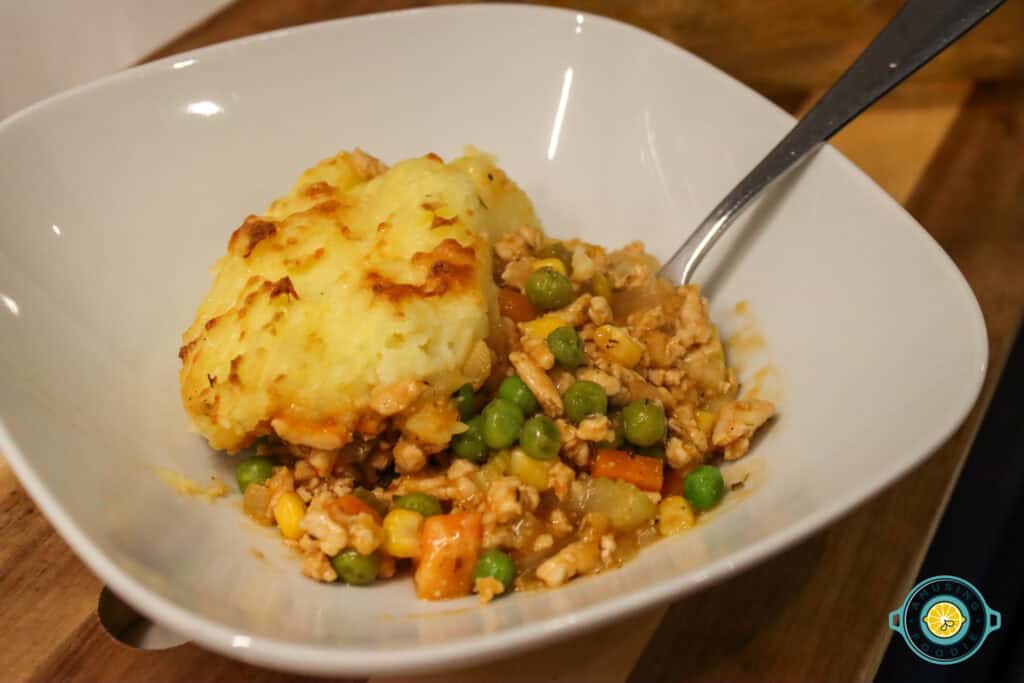 Turkey Shepherd's Pie on plate