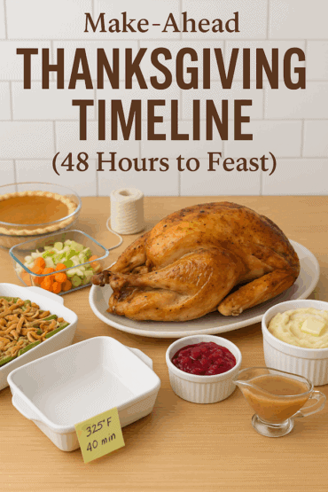 Make-Ahead Thanksgiving Timeline (48 Hours to Feast) - Amusing Foodie